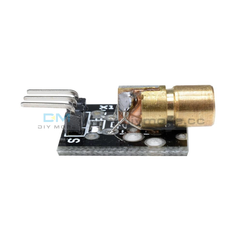 Laser Sensor Module 650Nm 6Mm Red Dot Diode Copper Head For Arduino