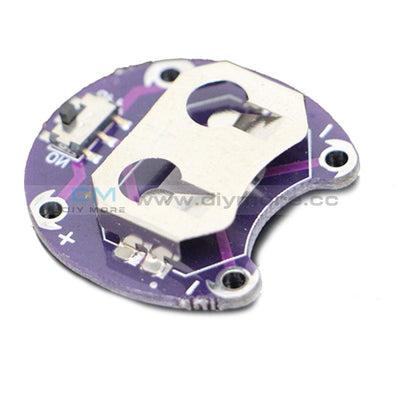 Arduino Lilypad Coin Cell Battery Holder Cr2032 Mount Module Protection Board