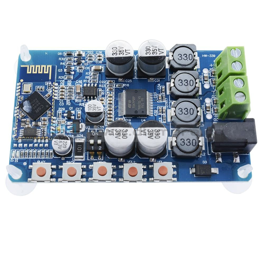 Dc 12V-24V Tpa3116 Mono Channel Digital Power Audio Amplifier Board Btl Out 100W Module 3300/25V