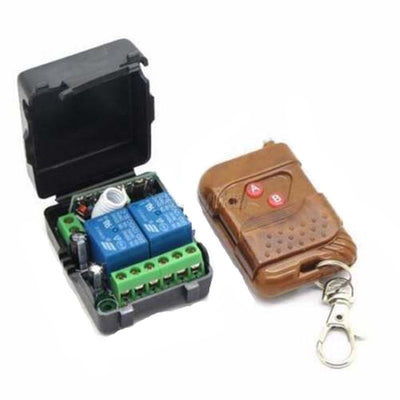 DC12V 10A Relay 2 CH wireless RF Remote Control lamp Switch Transmitter+Receiver