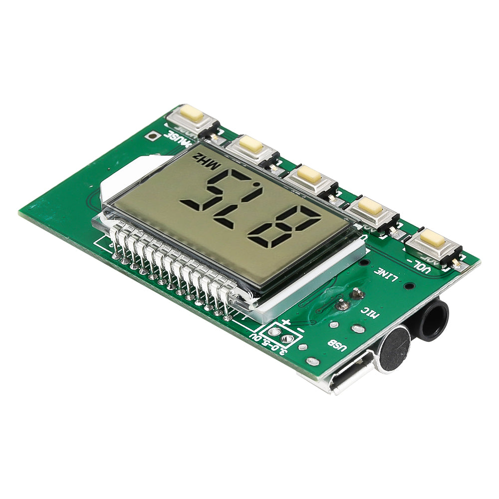 PLL DSP DC3-5V Audio FM RadioTransmitter Wireless Microphone Module 87MHz-108MHz