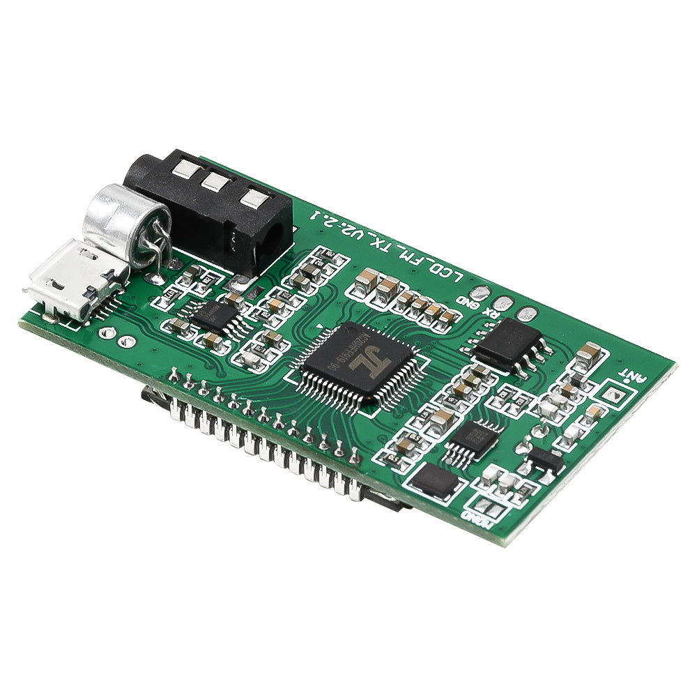 PLL DSP DC3-5V Audio FM RadioTransmitter Wireless Microphone Module 87MHz-108MHz