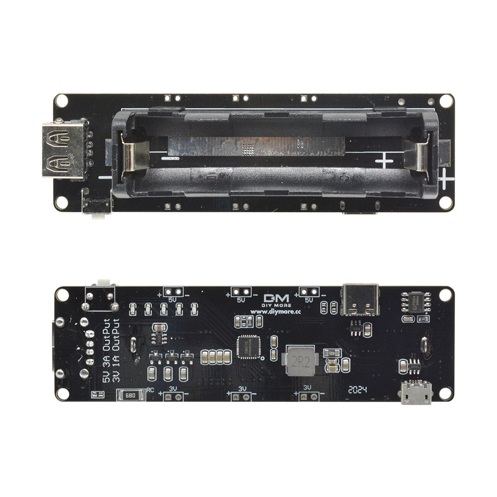 ESP8266 Rechargeable 16340 Battery Holder Compatible MINI D1 Development Board