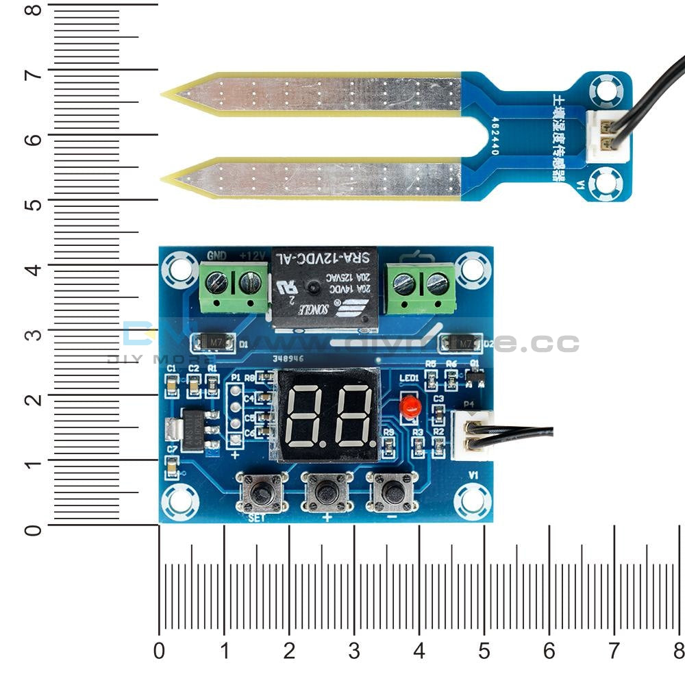 Xh-M214 Humidity Controller Soil Sensor Automatic Irrigation Dc12V Led Module Temperature