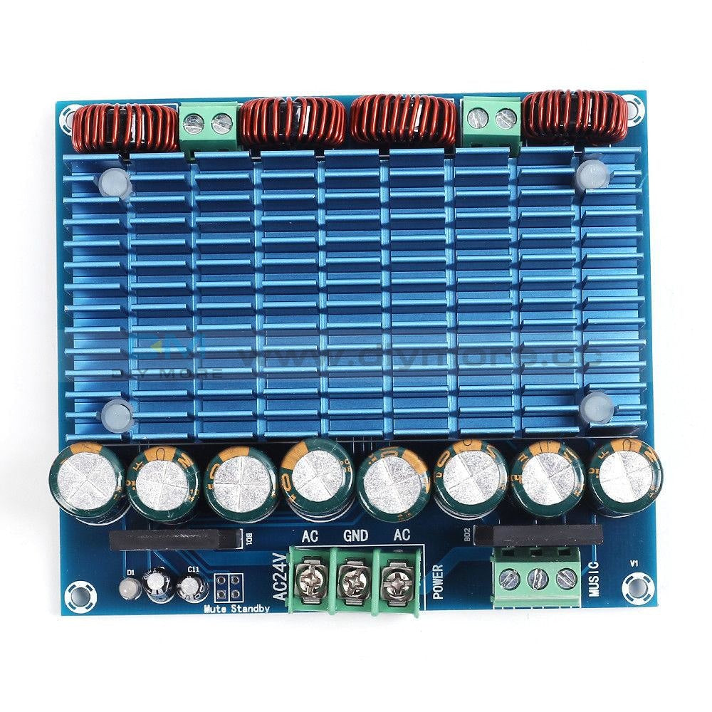 Ac 24V 2X420W Dual Double 420W Chip Stereo Tda8954Th Class D Digital Audio Hifi Amplifier Board