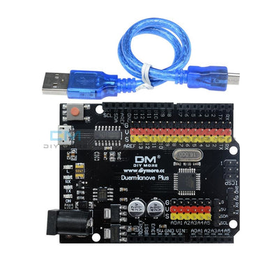 Duemilanove Plus Development Board Atmega328P Ch340 5V 16Mhz With Usb Cable Replace Ft232 Compatible