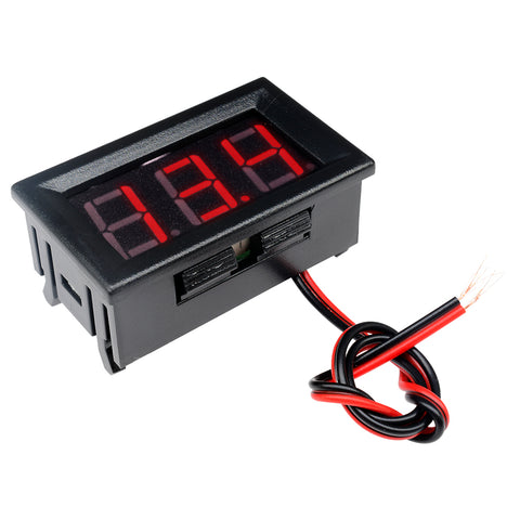 2 Wire 0.56\" Voltmeter LED Tube Digital DC4.5/4.7/5V-30V Voltage Panel Meter