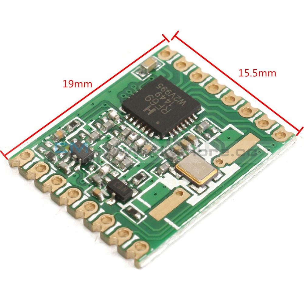 Rfm69Hw 868Mhz Hoperf Wireless Transceiver (Rfm69Hw-868S2) For Remote/hm Wifi Module