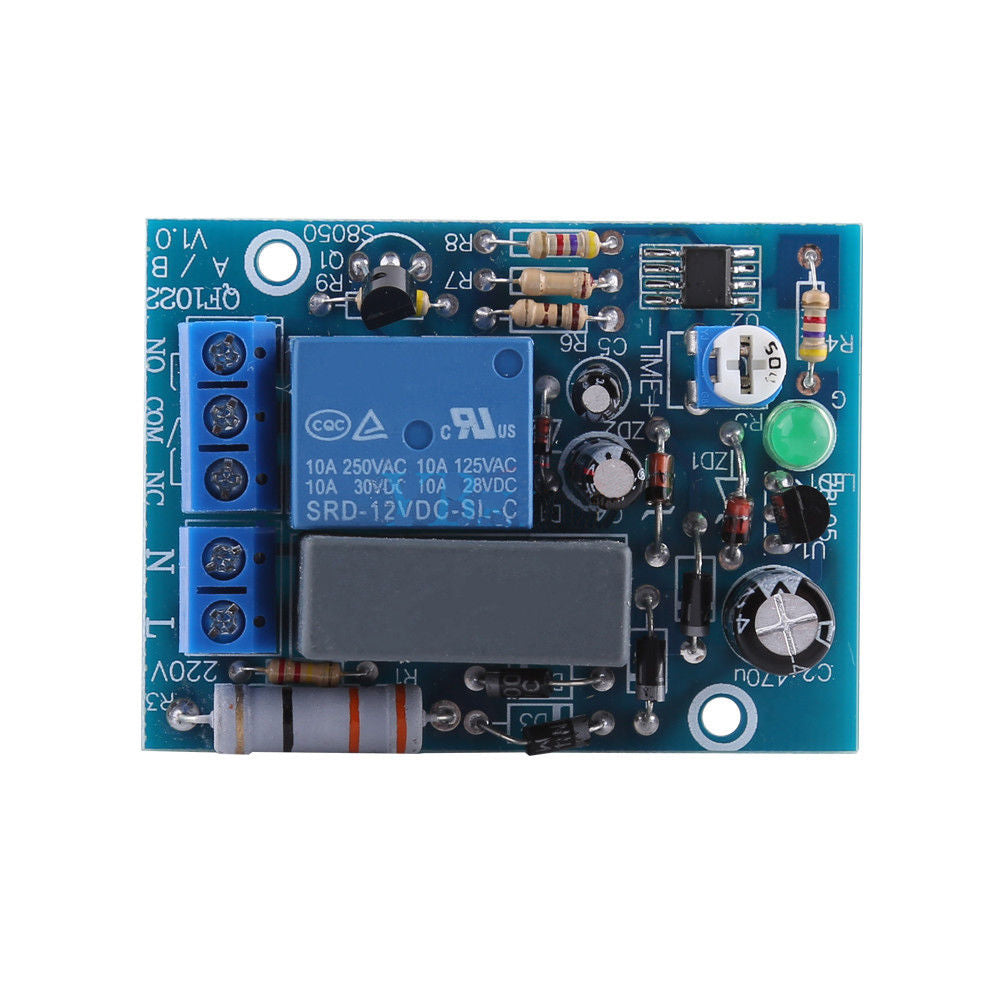 AC 220V 0.8W Timing Turn On/Off Timer Delay Switch Board Adjustable Relay Module