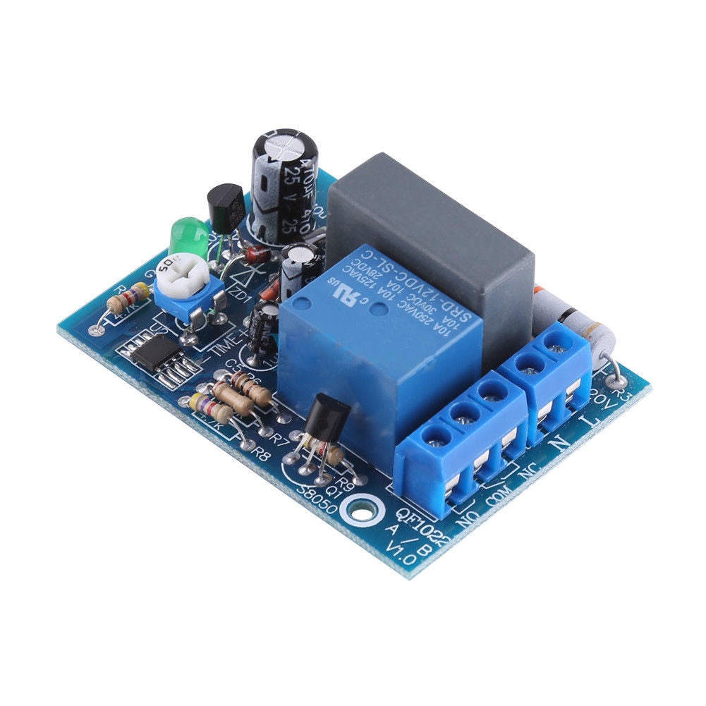 AC 220V 0.8W Timing Turn On/Off Timer Delay Switch Board Adjustable Relay Module