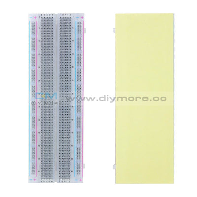 830 Point Breadboard Transparent Solderless Pcb Bread Board Mb-102 Mb102 Test Develop Diy For Bus