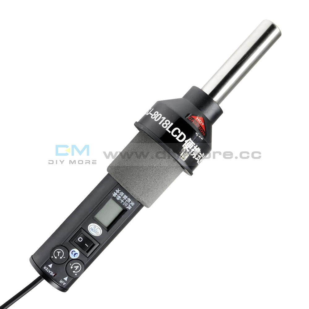 220V 450W / 200W 110V Lcd Display Hot Air Heat Gun Soldering Station + 9*nozzles Diy Kit For