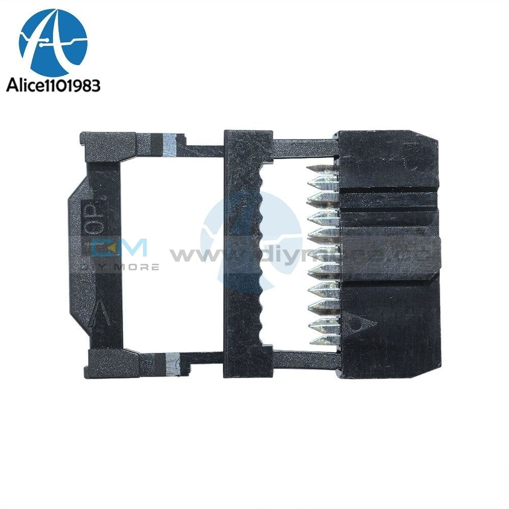 10Pcs 2.54Mm Pitch 2X5 Pin 10 Idc Female Header Socket Connector Fc 10Pin Pin Double Row Integrated