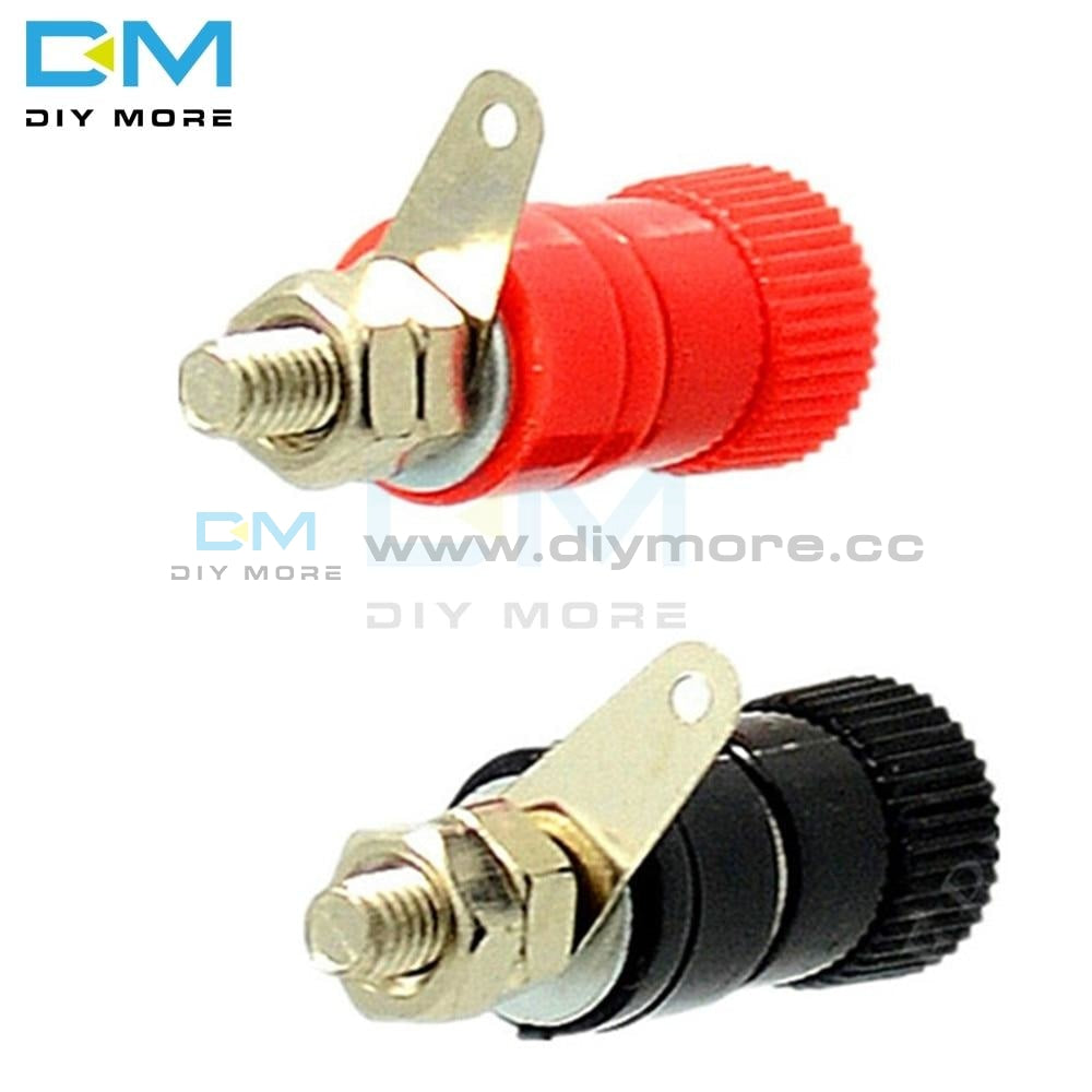 10Pcs 5Pairs Js 910B 4Mm Banana Plug Jack Socket Female Binding Post Terminals For Speaker Audio