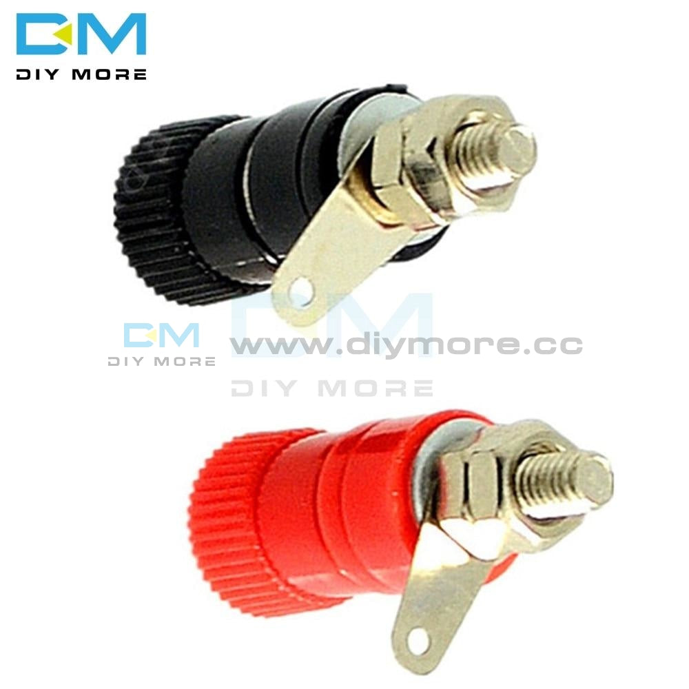 10Pcs 5Pairs Js 910B 4Mm Banana Plug Jack Socket Female Binding Post Terminals For Speaker Audio