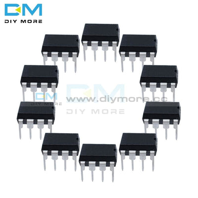 10Pcs Lot Ne555 Ne 555 Ne555P Dip 8 Single Bipolar Timers Ic Chip Diymore Integrated Circuits
