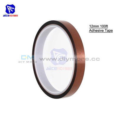 12Mm 1.2Cm 30M 98.43Ft High Temperature Heat Resistant Polyimide Anti Heat Adhesive Tape 260 300
