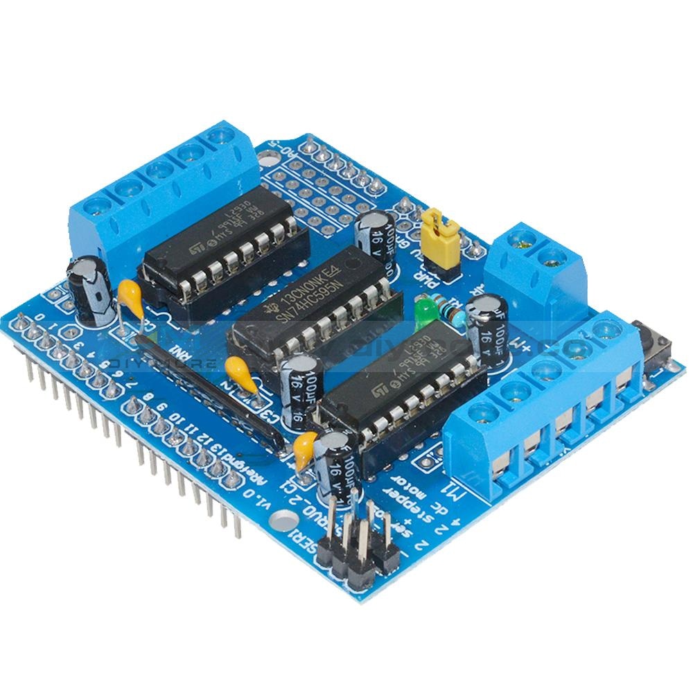 L293D Stepper Motor Driver Shield Expansion Board For Arduino Mega2560 Uno Duemilanove Diecimila