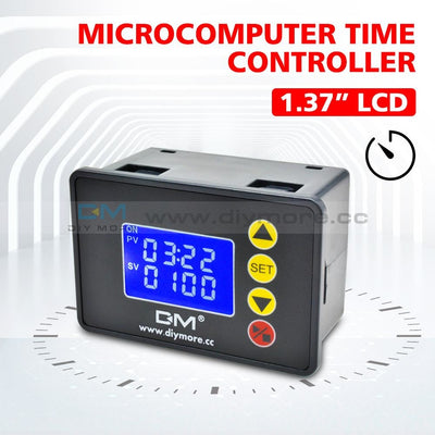 Ac 110V-220V Dc 12V 240W 24V 1.37 Inch Lcd Display Microcomputer Time Controller Control 54 Work