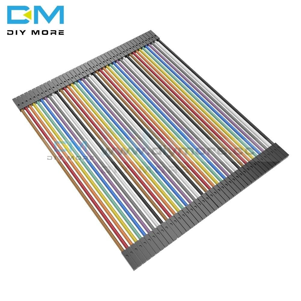 2 X 40Pin 80Pcs Dupont Cable Jumper Wire Ribbon Line Female To 10Cm 1P Diameter:2.54Mm For Arduino