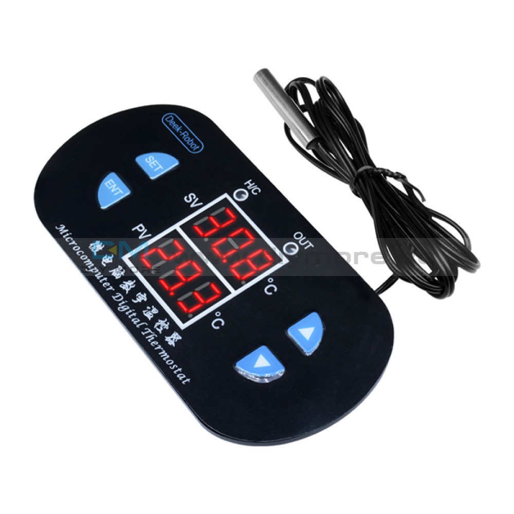 Dk-W1308 Led Digital Temperature Controller 12V 10A Thermostat Regulator Dual Display Heater Cooler