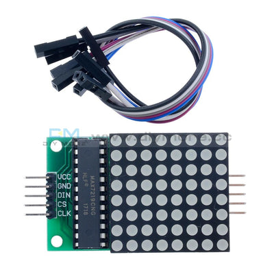 Max7219 8 X Dots Led Matrix Module Mcu Led Display Controller For Arduino 5V Interface Output Input