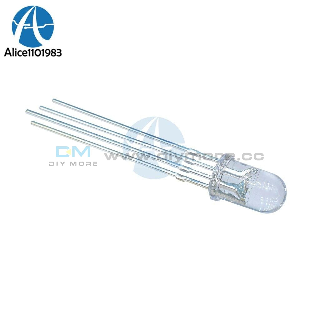 50Pcs Multicolor 4Pin 5Mm Rgb Led Diode Light Lamp Diffused Tricolor Round Common Anode Led 5 Mm