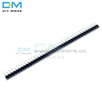 5Pcs 40 Pin Female Strip Single Row 2.54Mm Pitch Straight Needle Round Header Connector Integrated