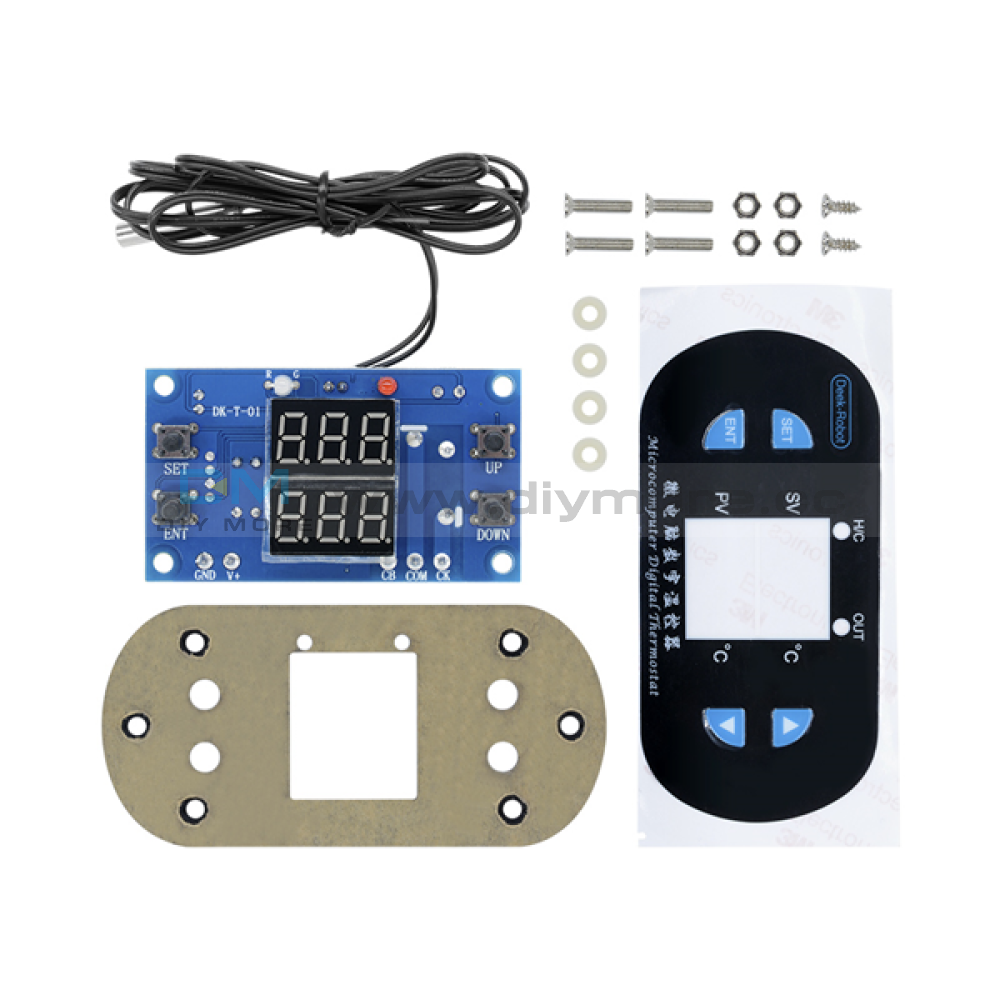 Dk-W1308 Led Digital Temperature Controller 12V 10A Thermostat Regulator Dual Display Heater Cooler