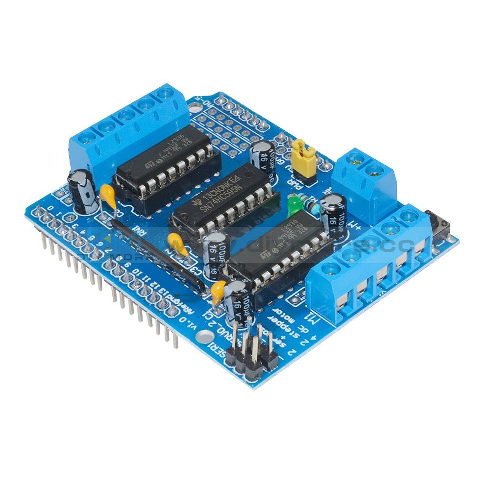 L293D Stepper Motor Driver Shield Expansion Board For Arduino Mega2560 Uno Duemilanove Diecimila