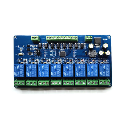 8 Channel Modbus Relay Module RS485 TTL UART 7-30V Multifunction Control Switch