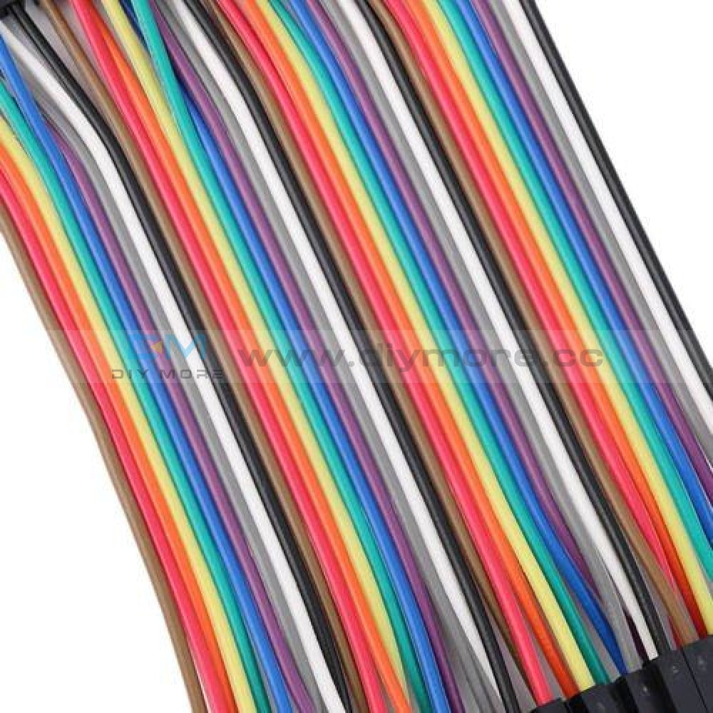 20Cm 40Pin Male To Male/ M-F/f-F Wire Jumper Breadboard Multicolored Dupont Ribbon Cables Kit For