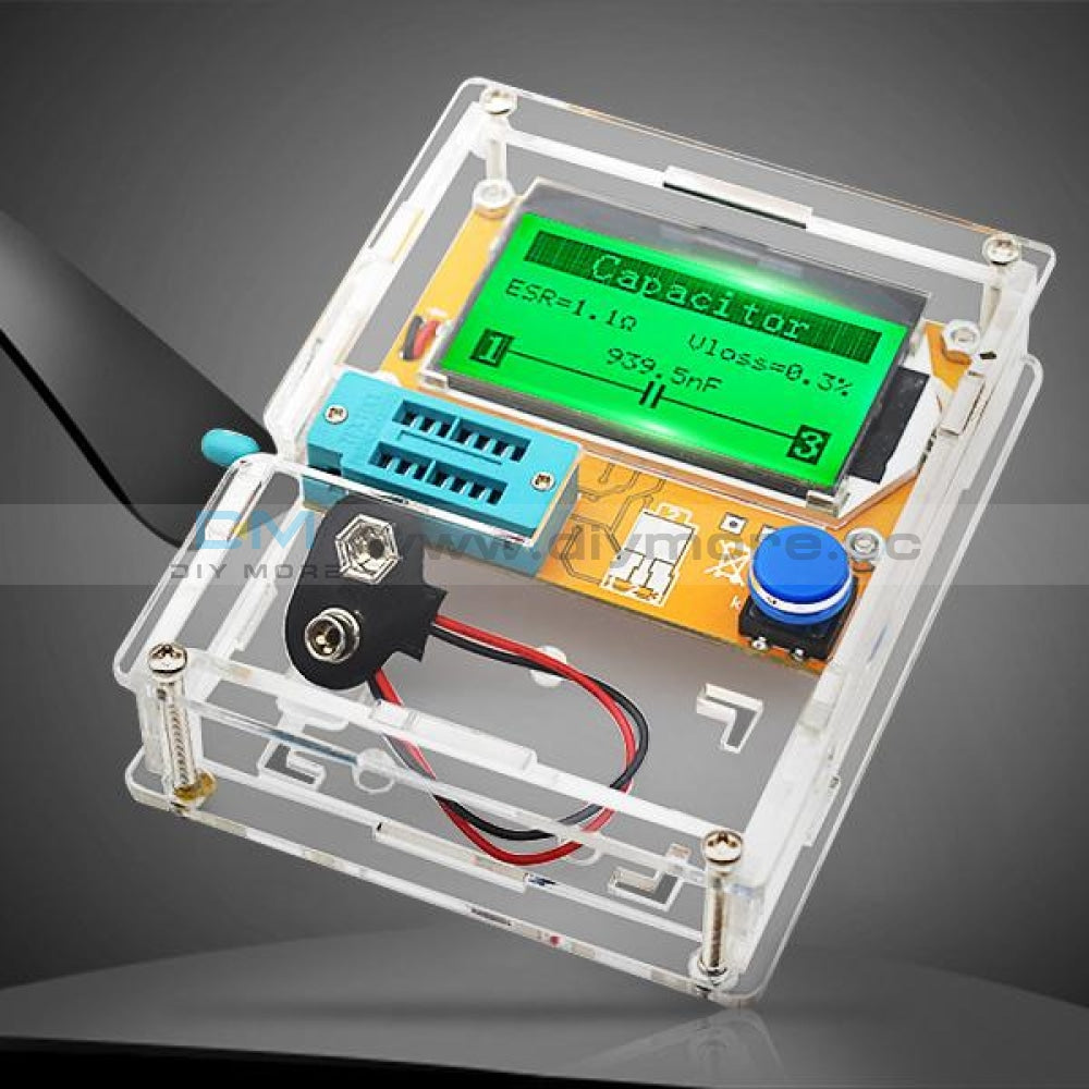 Lcr-T4 Esr Meter Transistor Tester Diode Triode Capacitance Scr Inductance 328 Lcd Display Mos Pnp