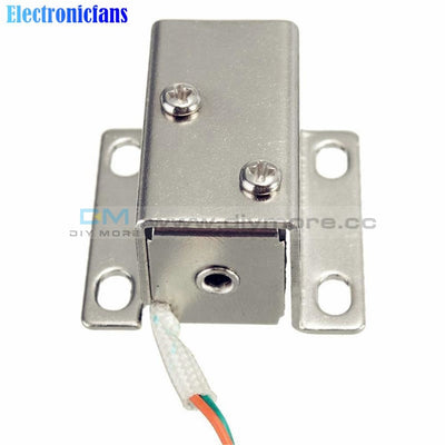 Dc 12V Electric Solenoid Lock Tongue Upward Assembly Module With Matching Wire For Door Cabinet