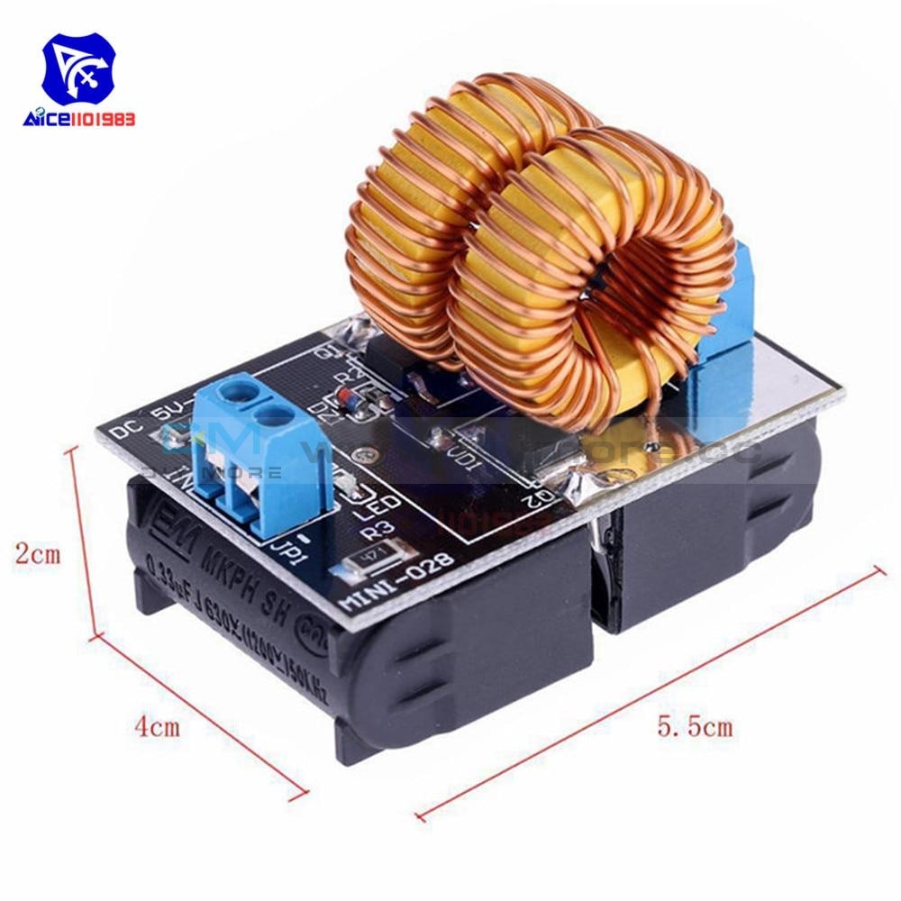 Dc 5 12V Mini Zvs Low Voltage Induction Heating Power Supply Module Board For Induction With Coil
