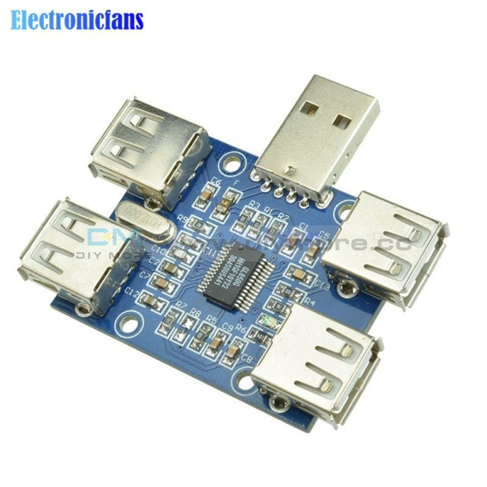 Dc 5V Usb Hub Usb2.0 Hub Concentrator 4 Female Expansion Board Module Four Interface Gps/gprs