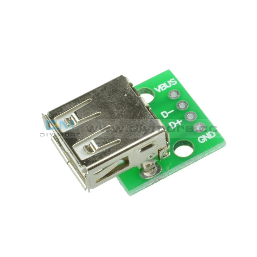 Usb Female Port Connector Breakout Board Power 2.54Mm Header For Arduino Tools