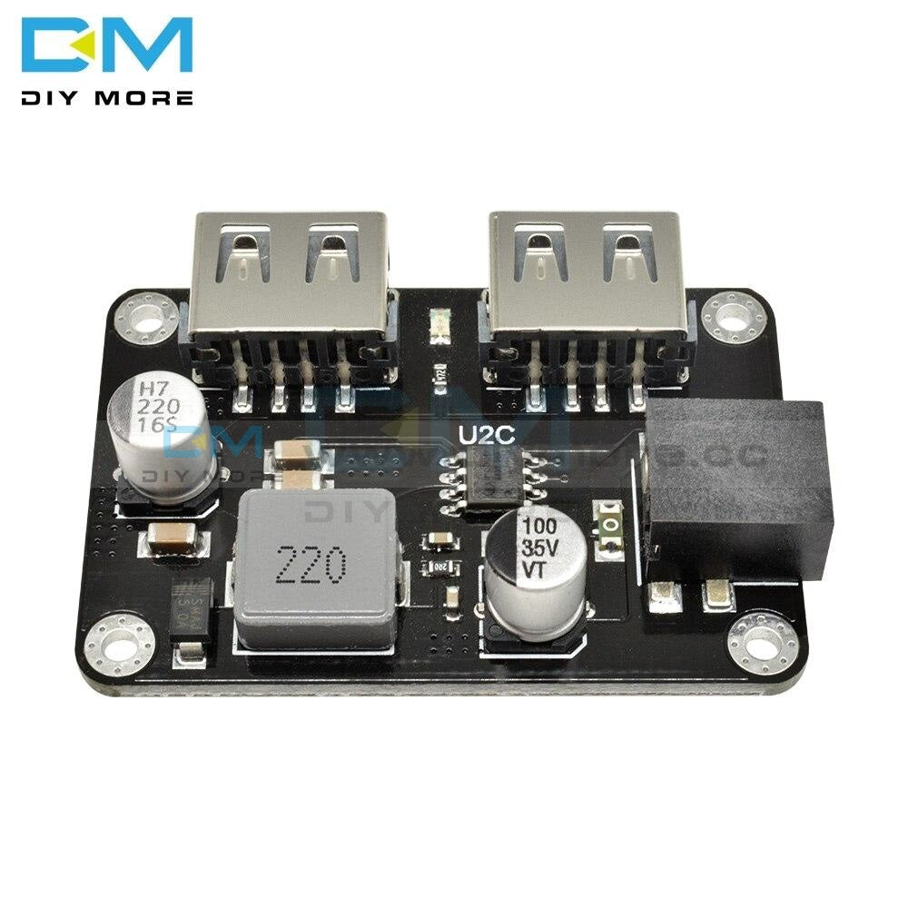 Dual Usb Dc 9V~32V To 5V 3A Output Charging Module Car Charger Retrofit For Bc1.2 Short Circuit