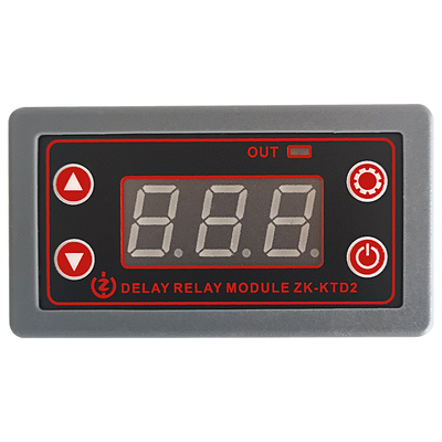 Delay relay module 5V12V24V fully compatible trigger cycle timing industrial anti-overshoot instrument housing