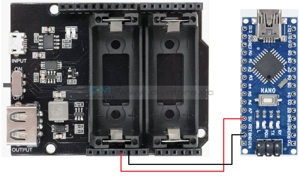 9V Pp3 Battery Holder Box Case Wire Lead On/off Switch Cover + Dc 2.1Mm Plug Protection Board