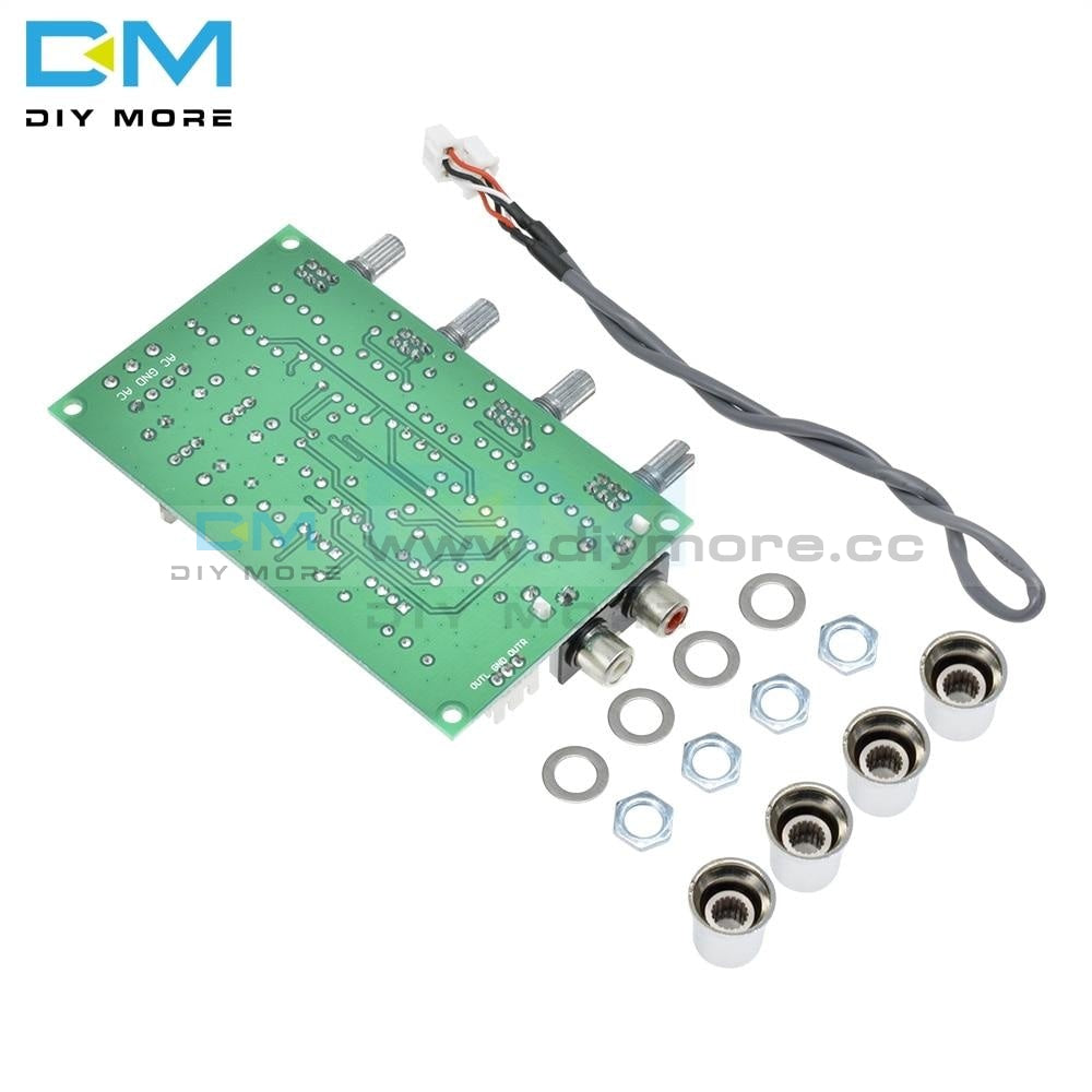 New Ne5532 Stereo Pre Amp Preamplifier Tone Board Audio 4 Channels Amplifier Module 12 24V Ac Dual