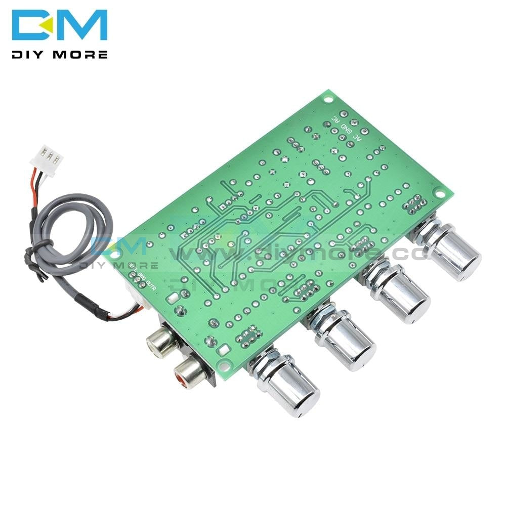 New Ne5532 Stereo Pre Amp Preamplifier Tone Board Audio 4 Channels Amplifier Module 12 24V Ac Dual