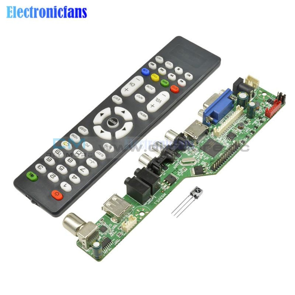 New Universal Lcd Controller Board Resolution Tv Motherboard Vga/hdmi/av/tv/usb Hdmi Interface