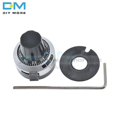 Wxd3 13 3590S Potentiometer Knob Lockable Precision Dial Adjustable Rotary Cap 10 Turns Electronic