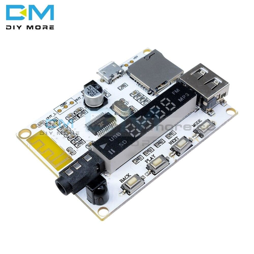 Wireless Led Digital Bluetooth Decoder Board Audio Sound Module With Infrared Remote Controller For