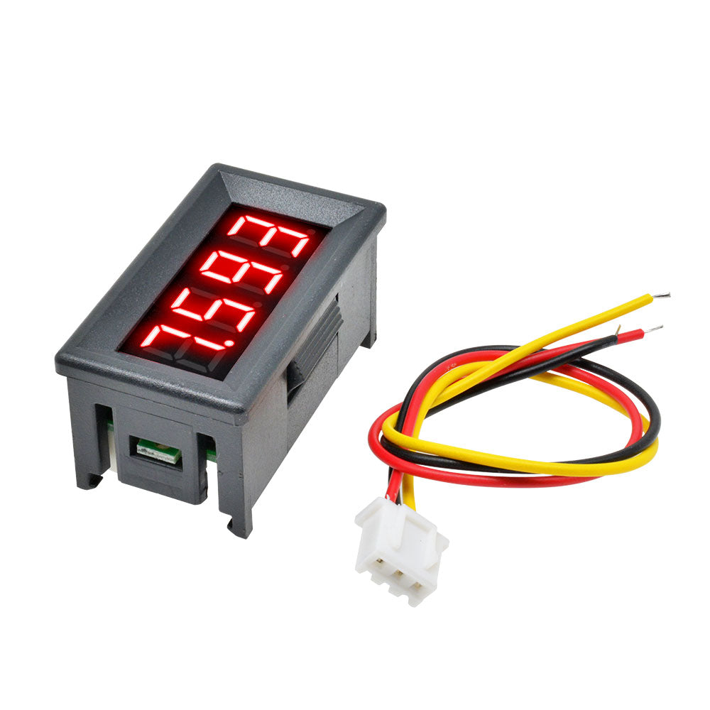 0.36inch LED Display Three-wire 4-30V DC Voltmeter Voltage Meter Panel