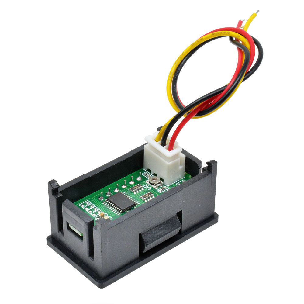 0.36inch LED Display Three-wire 4-30V DC Voltmeter Voltage Meter Panel