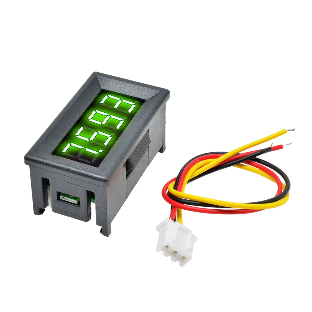 0.36inch LED Display Three-wire 4-30V DC Voltmeter Voltage Meter Panel