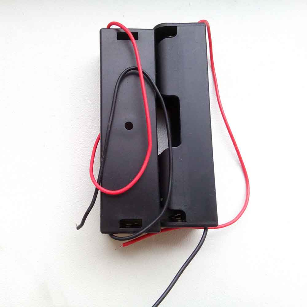 ABS Storage Box Holder Case for 1/2/3/4/5 Battery AAAAA 18650 Battery with Wire