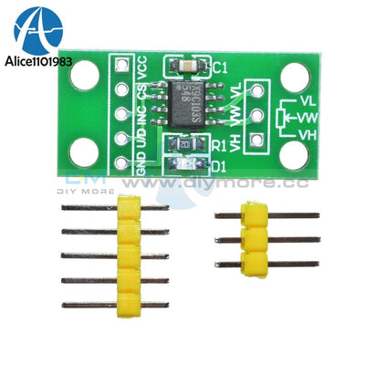 X9C103S Digital Potentiometer Board Module For Arduino Dc 3V 5V 10K Span Potentiometer Diy Kit